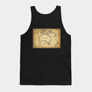 Old Map - Vintage - Australia Tank Top